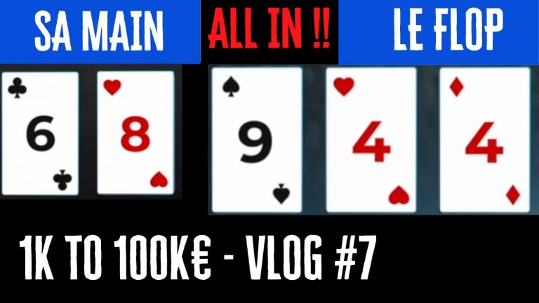 Il BLUFF.. ET JE LE SAIS !! MAIS TOUT NE SE PASSE PAS COMME PREVU… #Poker VLOG #7