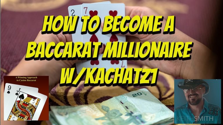 Kevin form BeatTheCasino.com tells you how to become a Baccarat Millionaire in less than 30 seconds