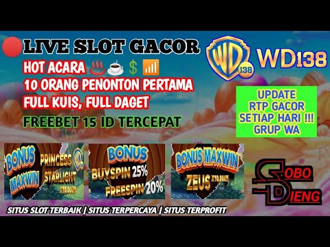 LIVE SLOT BAGI FREEBET, KUIS, DAGET #WD138 #LIVESLOT Part 10