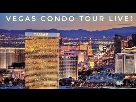 Las VEGAS LIVE!!! Trump Tower Condo Apartment Hunting On The Strip!