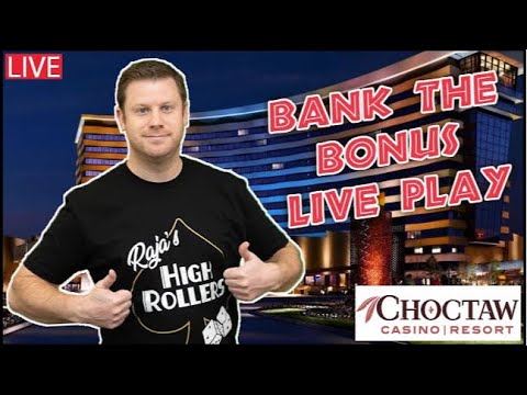 Live Bank The Bonus Slot Play Big Wins at Choctaw Casino!