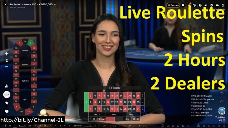 Live Roulette Spins 2 Hours 2 Dealers Roulette Azure