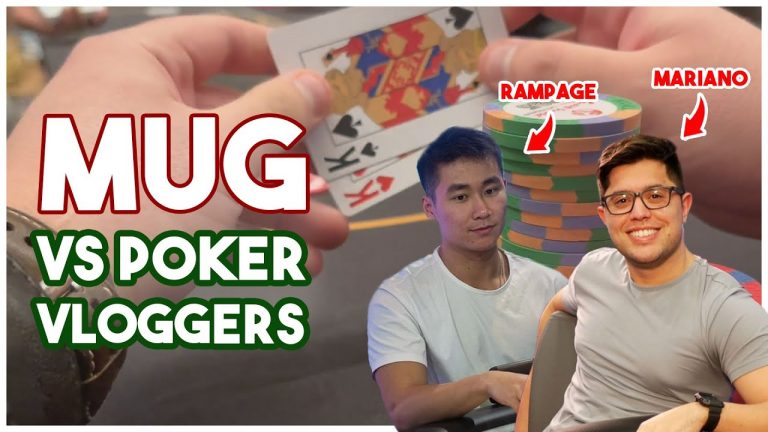 Meetup Game vs RAMPAGE POKER and MARIANO at RESORTS WORLD | Pedro Rigo Poker Vlog