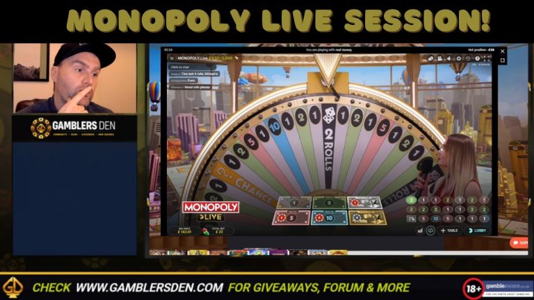 Monopoly Live Session! #Monopolylive #casino #slots #gamblersden 18+ Only