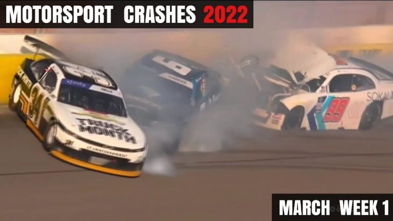 Motorsport Crashes 2022 March Week 1