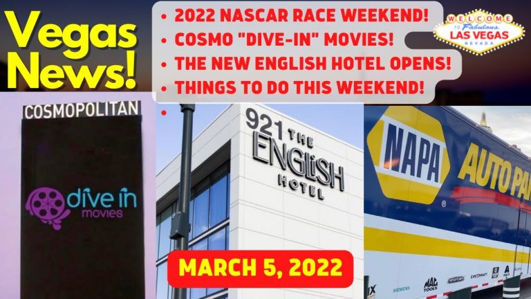 NASCAR in VEGAS! Las Vegas News March 5, 2022