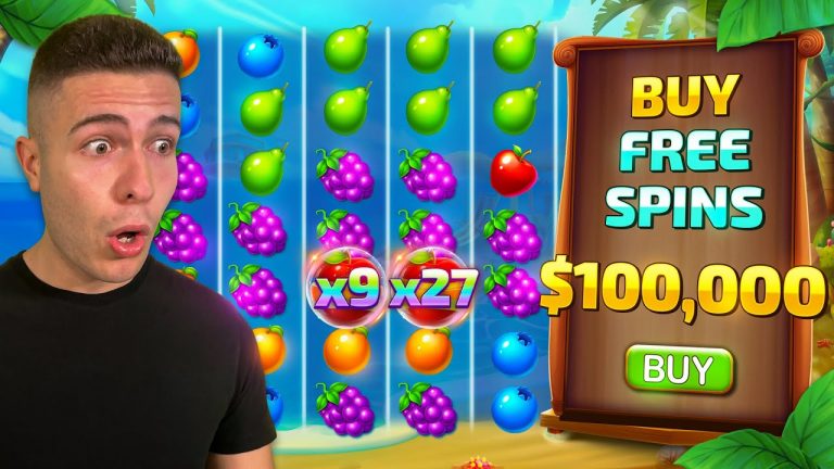 [NEW SLOT] BIG $100,000 BONUS BUY ON WILD BEACH PARTY THE BETTER FRUIT PARTY?!