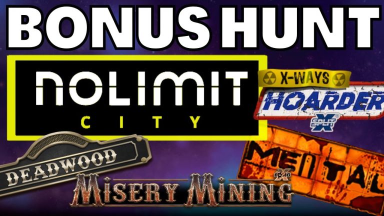 NO LIMIT CITY Bonus Hunt Including Misery Mining, XWays Hoarder and many more!