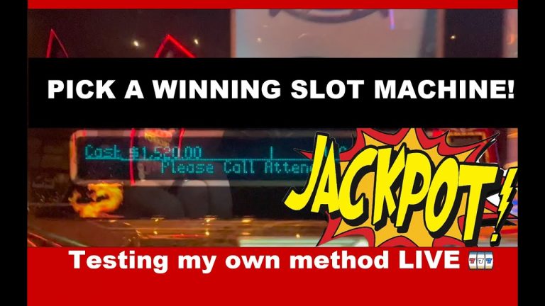 PROVE IT! Picking a winning slot machine LIVE with JACKPOTS! Lots of TIPS included!