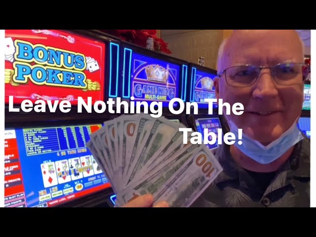 Palace Station The Lost Episode: High Limit Video Poker