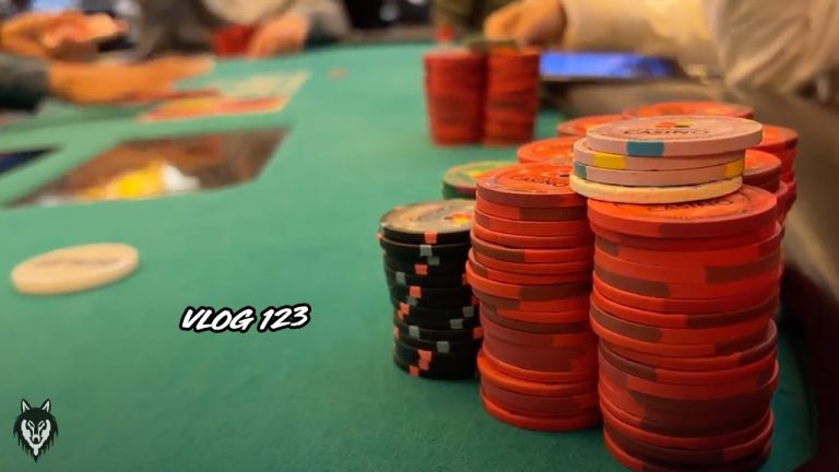 Pocket Kings, Straight Flush Draw & Rampage Kicked Out For Filming?! | Poker Vlog #123