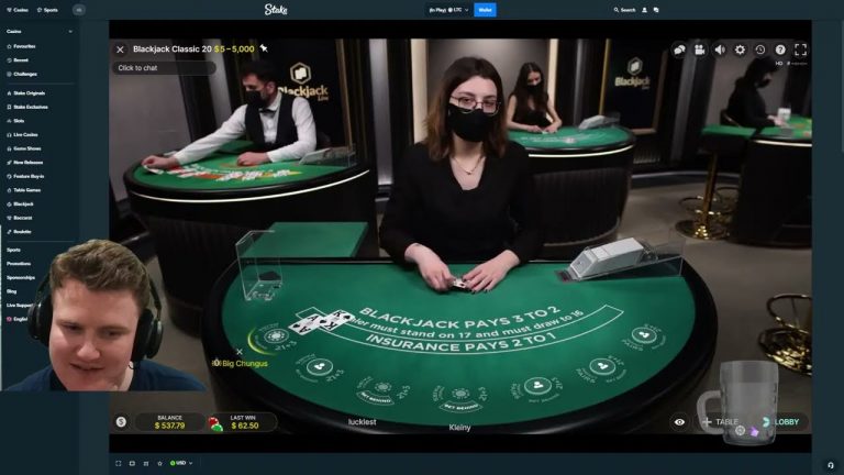 REAL $ BLACKJACK & SLOTS $500 Start – Full Live Stream from 3/20/22