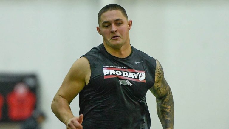 Razorbacks’ Grant Morgan on enjoying Arkansas Pro Day