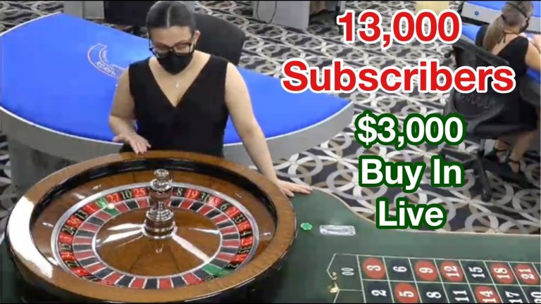 Roulette $3,000 High Limit Bets Live ROULETTE Online ! # 1 Ranked Roulette Pro Casino Gambler 13K