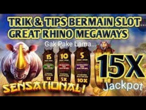 SLOT TERGACOR HARI INI || GREAT RHINO MEGAWAYS