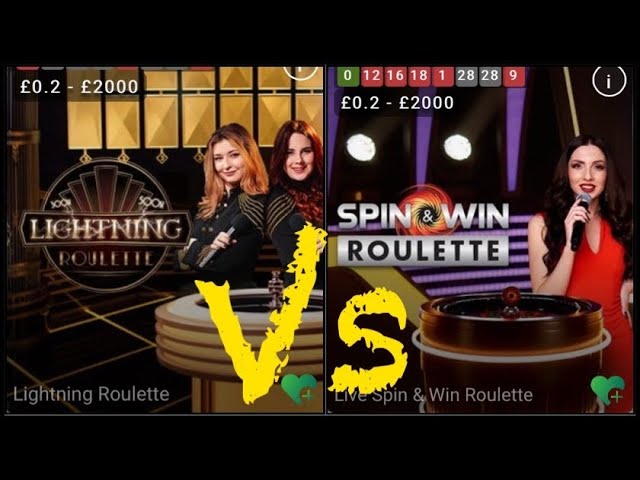 SPIN & WIN ROULETTE LIGHTNING ROULETTE CLASSIC ROULETTE THE CHALLENGE