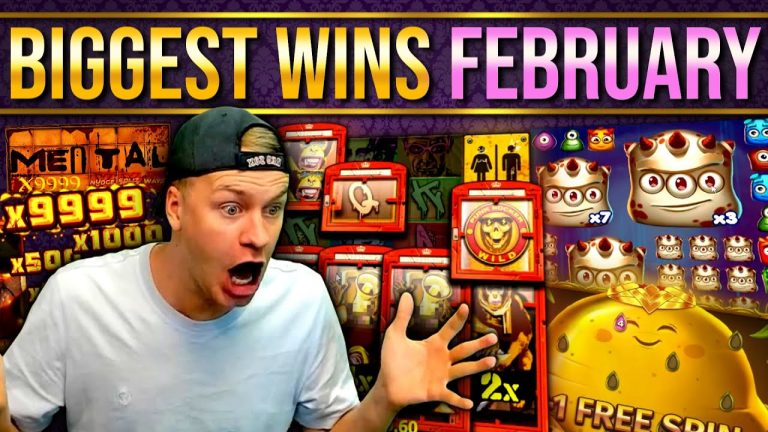 Top 10 BIGGEST Slot & Casino Wins of February!