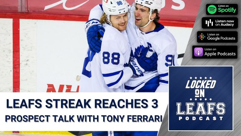 Toronto Maple Leafs extend win streak to three, prospect trade talk with Tony Ferrari