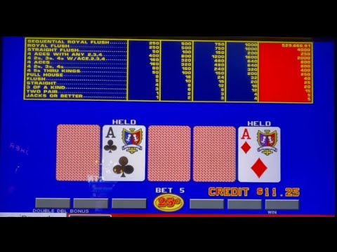 Video Poker: Double Double Bonus Poker Sequential Royal Session