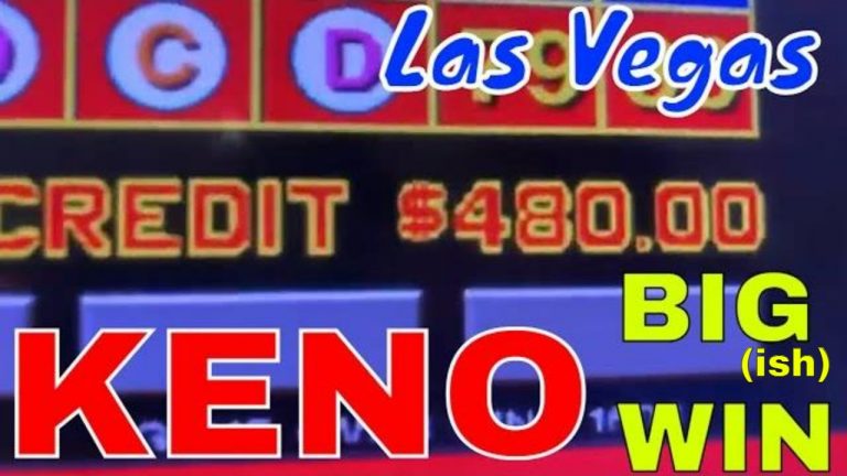 ** WIN ** 4 Card Las Vegas KENO 6/7 $400 win Palace Station Hotel Casino $10 Buy in – Chasing 7 of 7