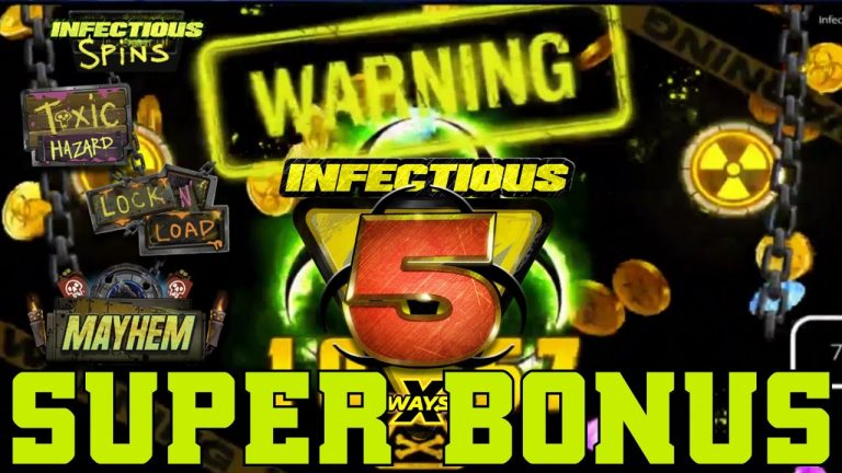 *WOW* INFECTIOUS 5 XWAYS SUPER BONUS REDEMPTION – CAN IT PAY A BIG WIN? FULL VIDEO IN DESCRIPTION