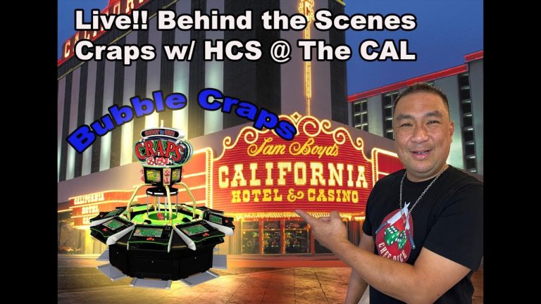 Watch now live bubble craps @califforniahotelcasino with @chefdice #bubblecraps #craps #strategies