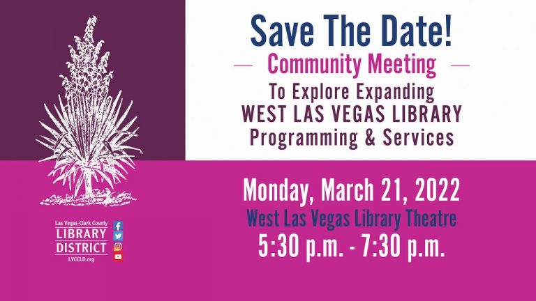 West Las Vegas Library Community Meeting