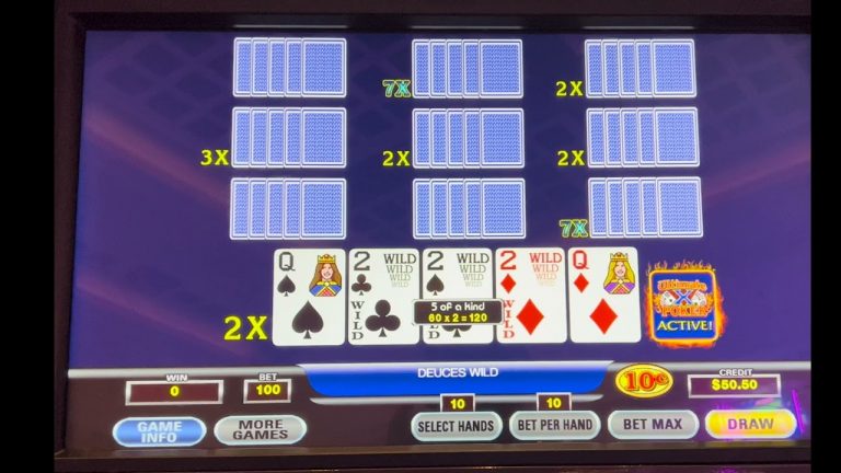 What would you do Deuces Wild Ultimate X Video Poker 5 of a kind