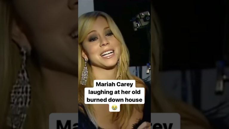 mariah carey laughing at her old burned down house #shorts