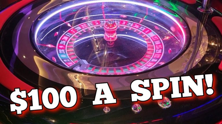 $100 A Spin On Roulette / The Casinoclay Spread! BRING IT