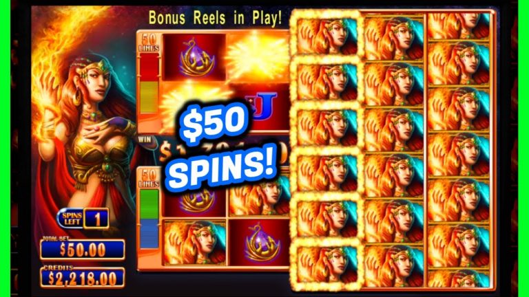 $10K FROM JUST ONE BONUS! Fire Queen Casino Slot! / AWESOME FREE SPINS