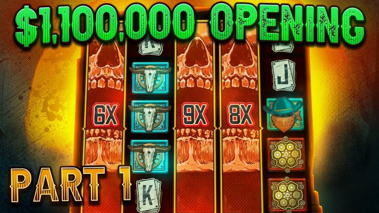 $1100000 BONUS HUNT OPENING – Part 1 113 Slot Bonuses – Wanted Dead or a Wild & The Dog House