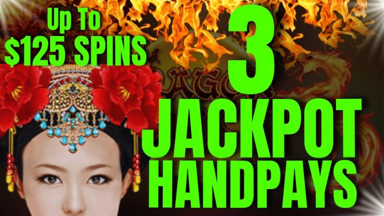 $125 SPINS & 3 JACKPOT HANDPAYS on DRAGON LINK AUTUMN MOON SLOT MACHINE | HIGH LIMIT SLOT PLAY