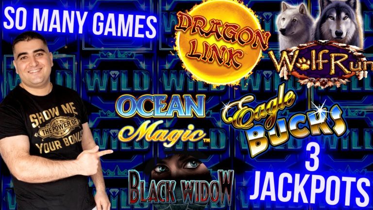 $125 Spin Dragon Link JACKPOTS | Wolf Run Slot Machine JACKPOT