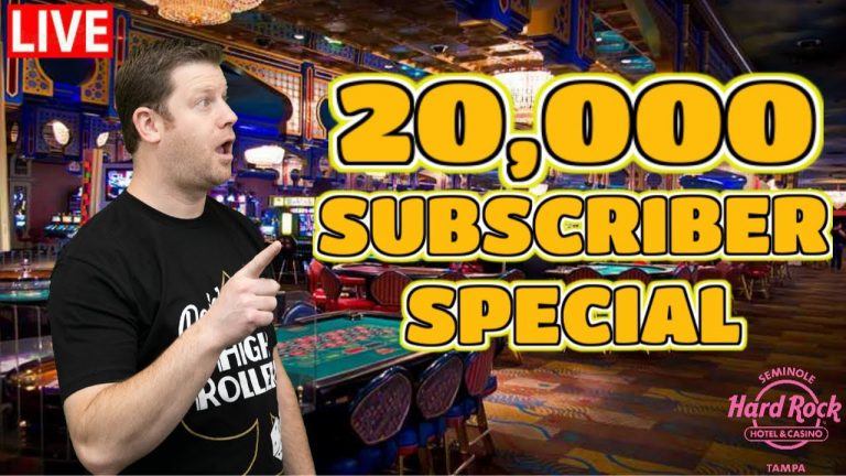 20,000 Subscriber Live Play Bank The Bonus Special!