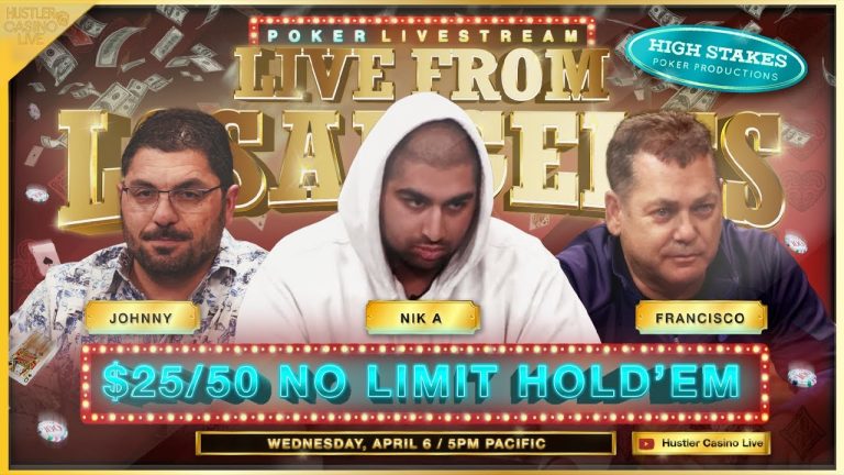 $25/50 w/ Nik A, Sonny, Johnny, Francisco, Nick V – Commentary by DGAF