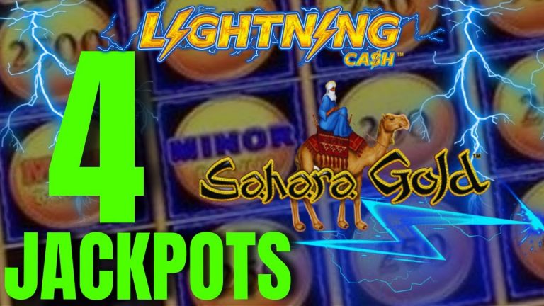 4 JACKPOTS ON SAHARA GOLD SLOT MACHINE! SUGAR MOMMA WAS EXTRA SWEET THIS EASTER!