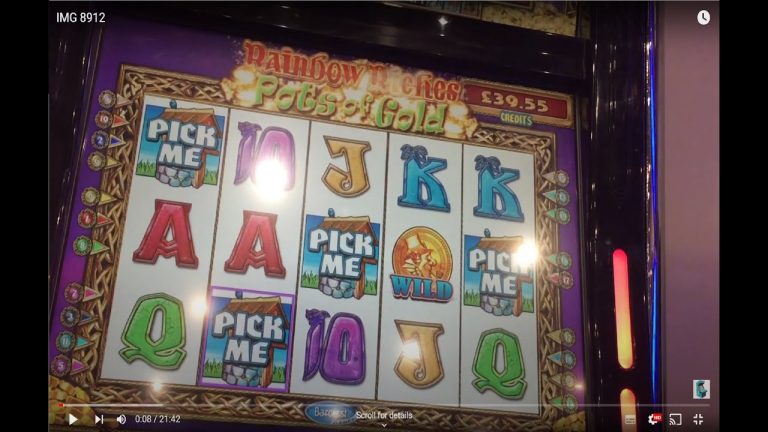 4 WELLS -ON RAINBOW RICHES POTS OF GOLD – 500 777 FRUIT MACHINE 1 POUND SESSION – 1080p 60fps