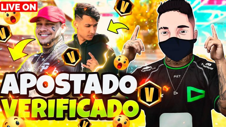 4X4 APOSTADO COM VERIFICADO REGEMYTH? SENSUDO CODIGUIN DIMA LIVE FF ON FREE FIRE AO VIVO