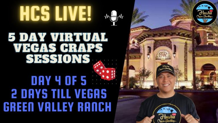 5 Day Virtual Vegas: Live Craps Session at the Green Valley Ranch and Casino