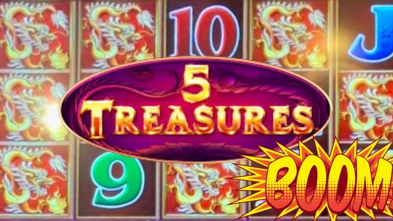 5 Treasures Max Bets Double Up Slot Play