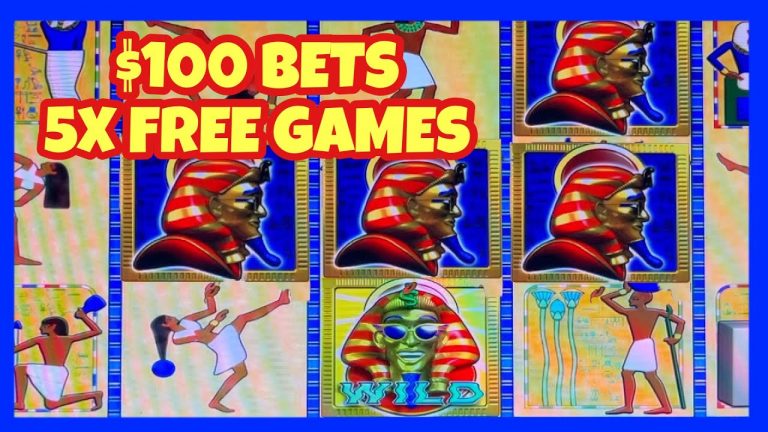 5X MULTIPLIER BONUS/ MASSIVE JACKPOT ON PHARAOH’S FORTUNE SLOT HIGH LIMIT/ $100 BETS