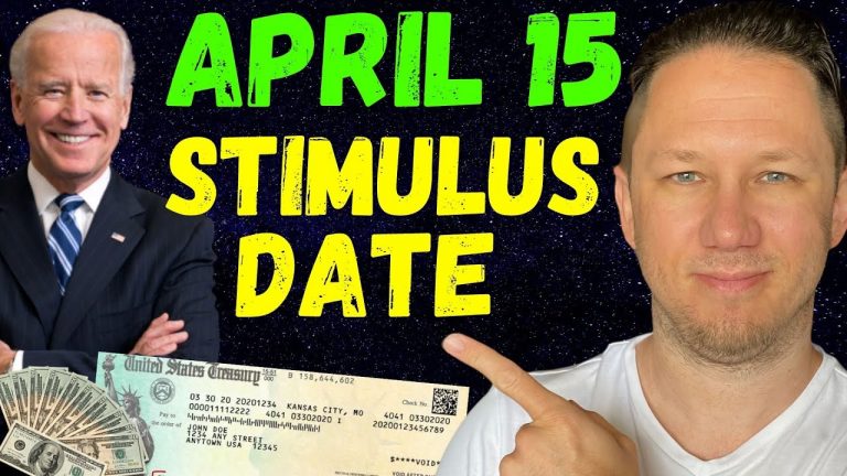 APRIL 15TH MAJOR DATE FOR MILLIONS! Fourth Stimulus Package Update & Daily News + Stock Market