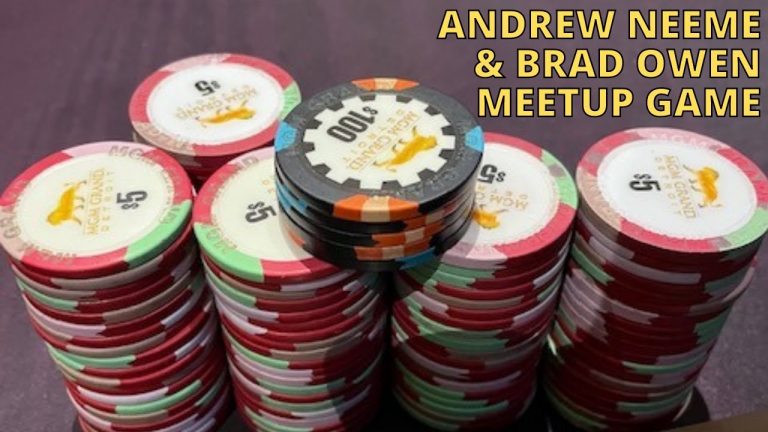 Andrew Neeme & Brad Owen Detroit Meetup Game | Poker Vlog #413