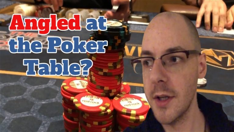 Angled at the Poker Table?! – Las Vegas Poker Life Vlog #59