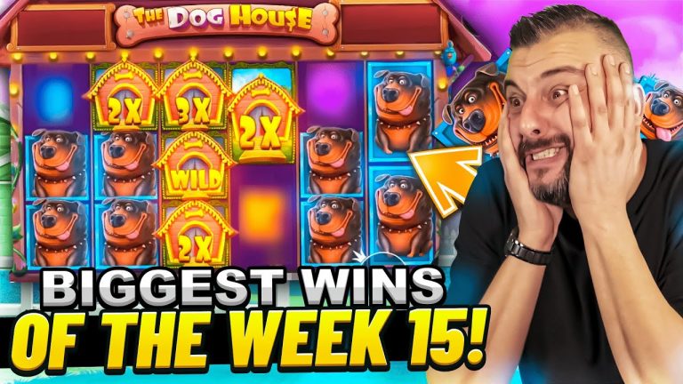 BIGGEST WINS OF THE WEEK 15! INSANE SLOT WINS!!