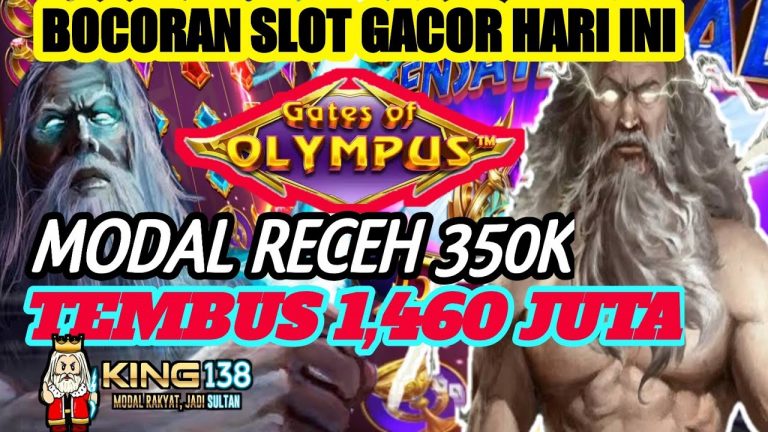 BOCORAN SLOT GACOR HARI INI !! GATE OF OLYMPUS || POLA GACOR HARI INI || MODAL RECEH