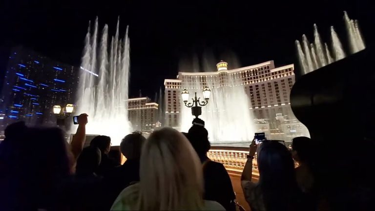 #BTS Song plays twice on Fountains of Bellagio…and a garden tour