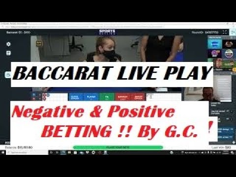 Baccarat Winning Strategy ” LIVE PLAY ” By Gambling Chi 4/03/2022