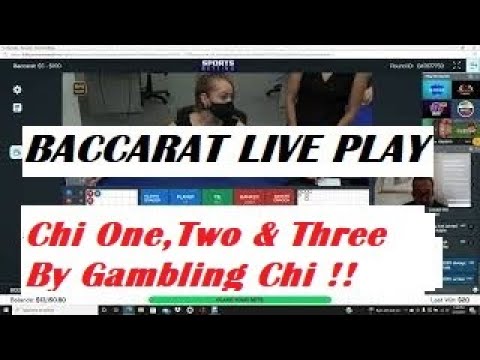 Baccarat Winning Strategy LIVE PLAY Real $$$ By Gambling Chi 4/11/2022